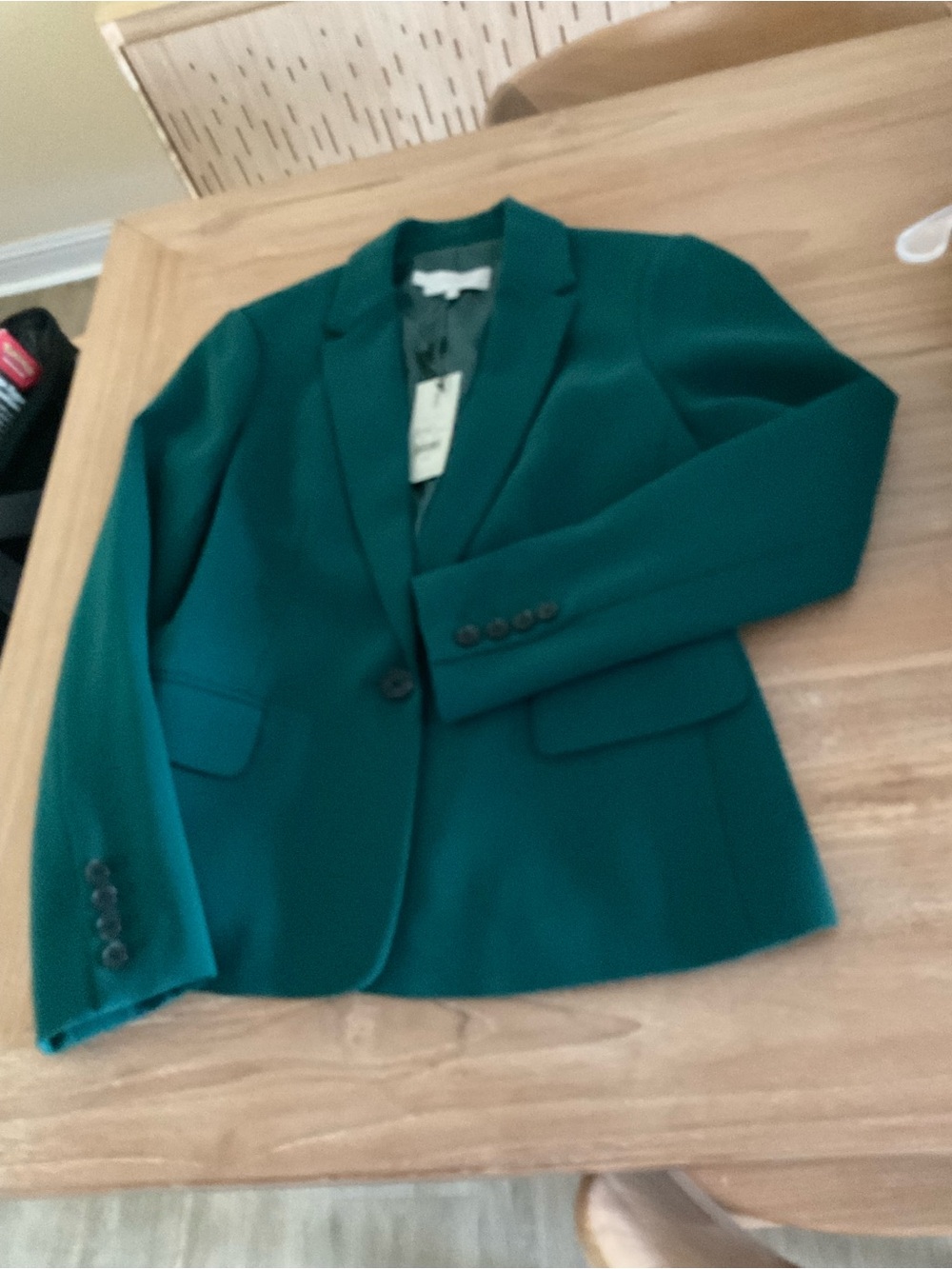 Hobbs London Adelia Leaf Green Women's Tailored Blazer